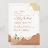 Sedona, Désert, Invitation de douche nuptiale (Devant / Derrière)