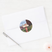 Sedona Einde spoor Ronde Sticker (Envelop)