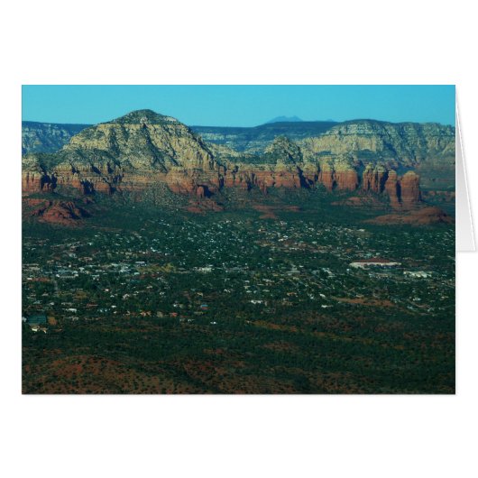 Sedona en Coffee Pot Rock van boven (Voorkant Horizontaal)