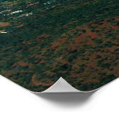 Sedona en Coffee Pot Rock van boven Poster (Hoek)