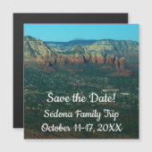 Sedona en Coffee Pot Rock vanuit de lucht (Voorkant / Achterkant)