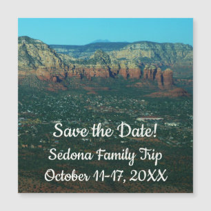 Sedona en Coffee Pot Rock vanuit de lucht