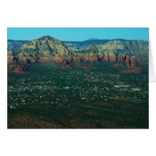 Sedona et Coffee Pot Rock vus d'en haut