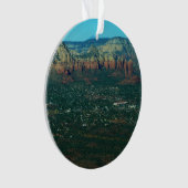 Sedona et Coffee Pot Rock vus d'en haut (devant)