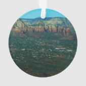 Sedona et Coffee Pot Rock vus d'en haut (dos)