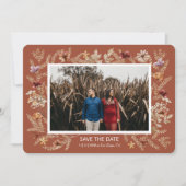 Sedona Garden Flat Save the Date Kaart (Voorkant)