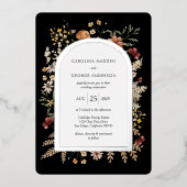 Sedona Garden Wedding Foil Invitation (Recto)