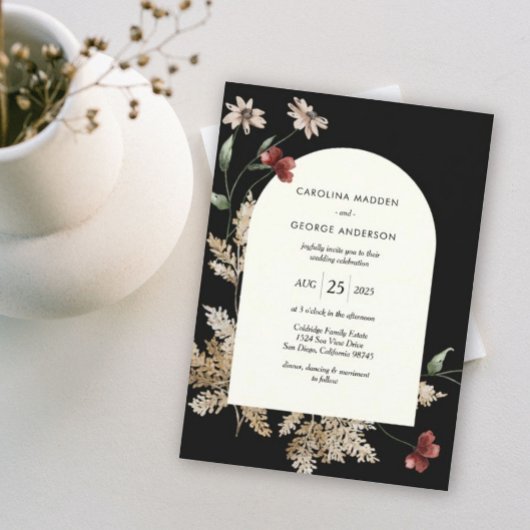 Sedona Garden Wedding Invitation