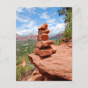 Sedona Gestapelde Red Rocks Post Card Briefkaart