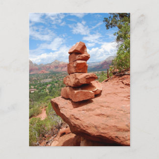 Sedona Gestapelde Red Rocks Post Card Briefkaart