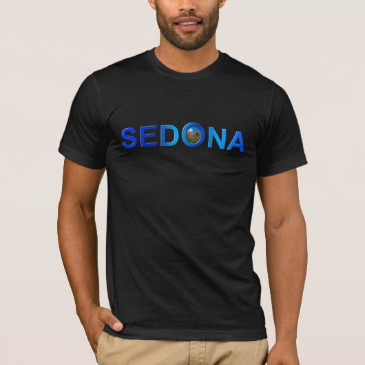 Sedona in Blue T-Shirt (Voorkant)