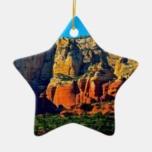 Sedona Mountains Keramisch Ornament (Voorkant)