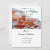 Sedona Red Rocks Thunder_Cove Uitnodiging (Voorkant)