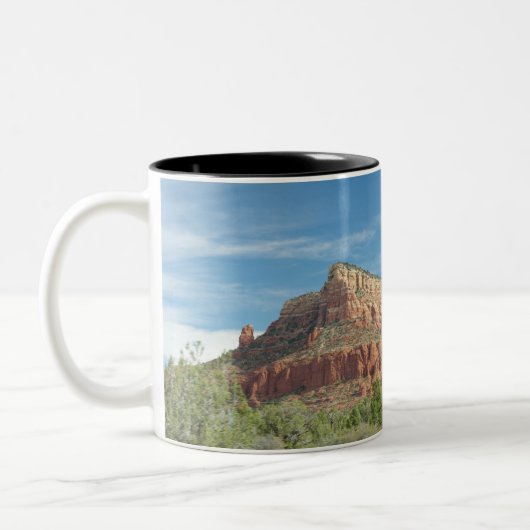 Sedona Red rocks Tweekleurige Koffiemok (Links)