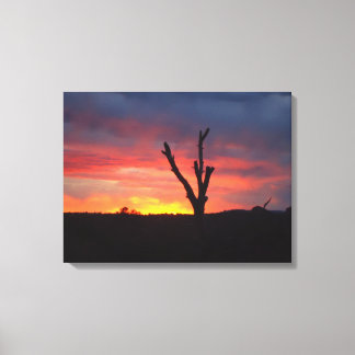 Sedona Sunset Canvas Afdruk