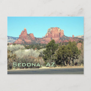 Sedona-Uitzicht#4, Sedona, AZ Briefkaart