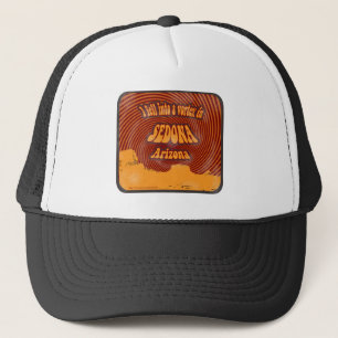 Sedona Vortex Funny Arizona Motto Design Trucker Pet