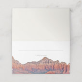 SEDONA Watercolor Desert Mariage Cartes de Place (Extérieur déplié)