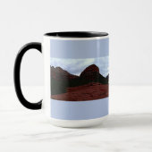 Sedona's Rood ijzeroxide Rocks Mok (Links)