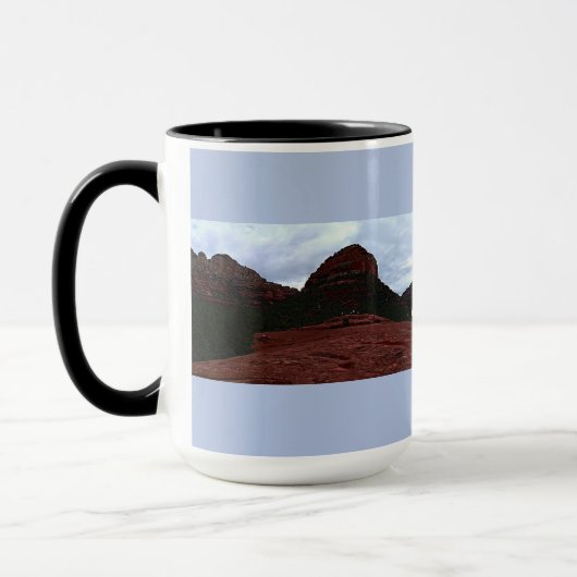 Sedona's Rood ijzeroxide Rocks Mok (Links)