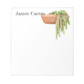 Sedum Donkey Tail Note Pad Notitieblok (Voorkant)