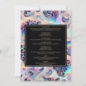 SEE BACK All-In-One Exotic Posh Wedding Invitation (Dos)