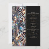 SEE BACK All-In-One Exotic Posh Wedding Invitation (Dos)