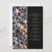 SEE BACK All-In-One Exotic Posh Wedding Invitation (Dos)