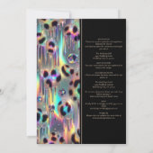 SEE BACK All-In-One Exotic Posh Wedding Invitation (Dos)