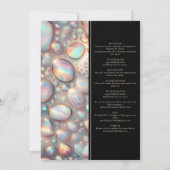 SEE BACK All-In-One Exotic Posh Wedding Invitation (Dos)