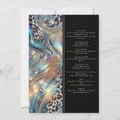 SEE BACK All-In-One Exotic Posh Wedding Invitation (Dos)