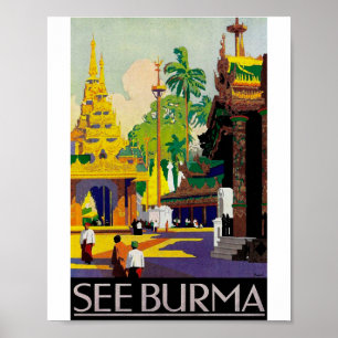 SEE BURMA POSTER