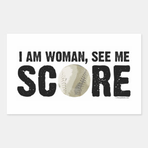 See Me Score - Softbal Sticker
