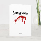 'See No Evil' print op een Kaart (Achterkant)