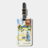 See You Later Alligator Cartoon Personalized Bagagelabel (Voorkant verticaal)