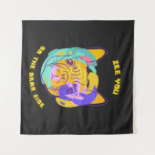 See You on the Bark Side Dog Pun Wandkleed (Voorkant (horizontaal))