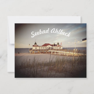 Seebad Ahlbeck Postcard Briefkaart