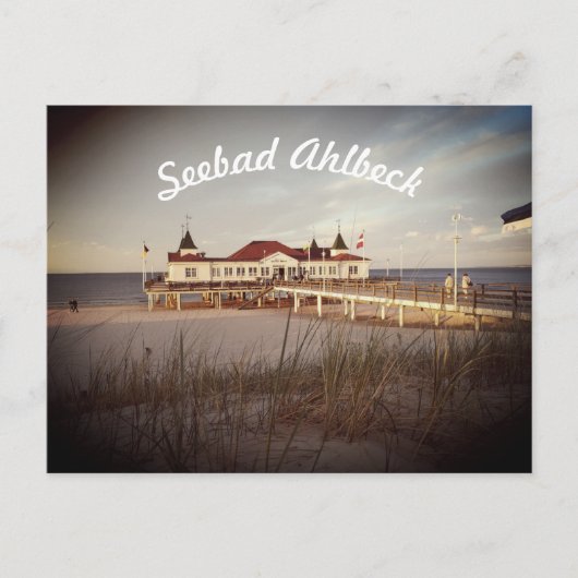 Seebad Ahlbeck Postcard Briefkaart (Voorkant)