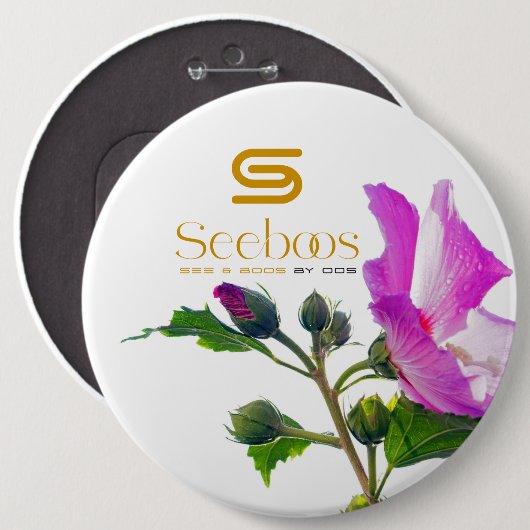 SEEBOOS COOKIES RONDE BUTTON 6,0 CM (Voorkant /achterkant)