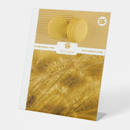 SEEBOOS RECLAMEBORD MET VOETSTUK