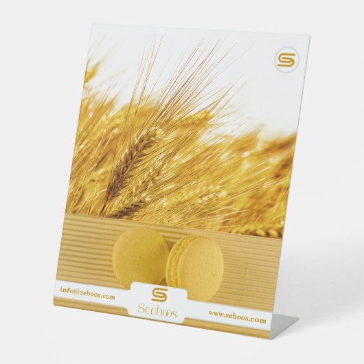 SEEBOOS RECLAMEBORD MET VOETSTUK (Voorkant)