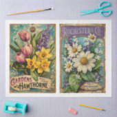  Seed Catoloque x 2 design Tissuepapier (Craft)