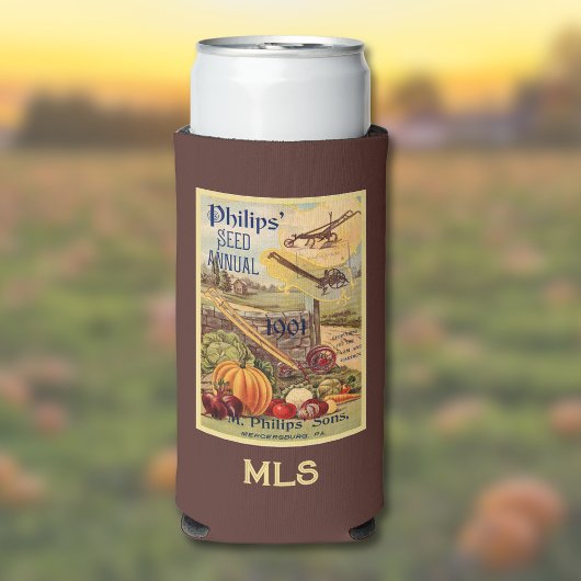 Seed Packet Catalog Boerderij  Veggie Monogram