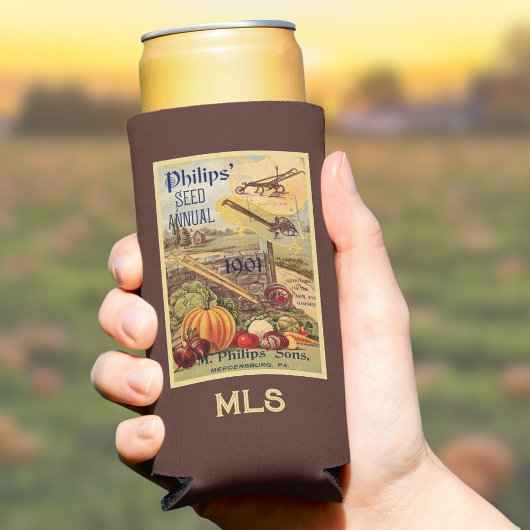 Seed Packet Catalog Boerderij  Veggie Monogram