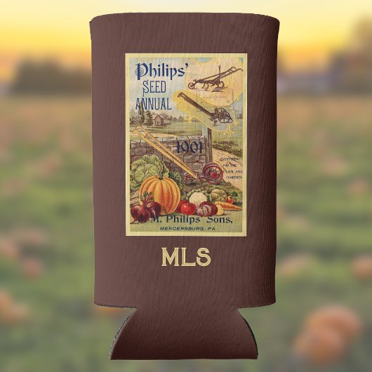 Seed Packet Catalog Boerderij  Veggie Monogram