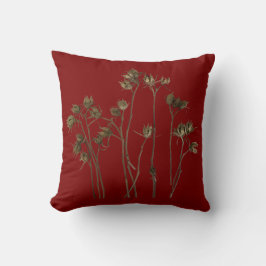Seed Pods on a Throw Pillow Kussen
