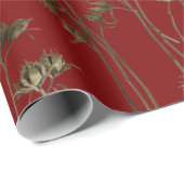Seed Pods on a Wrapping Paper Roll Cadeaupapier (Rol Hoek)