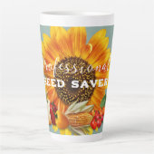 Seed Saver Groenterand Aangepast Latte Mok (Voorkant)