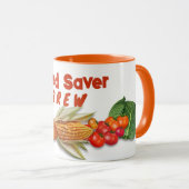 Seed Saver Groenterand Aangepast Mok (Voorkant rechts)