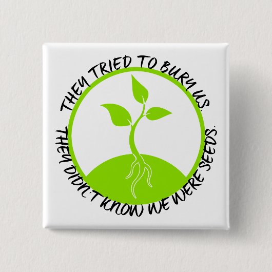 Seeds Square Button (Voorkant)
